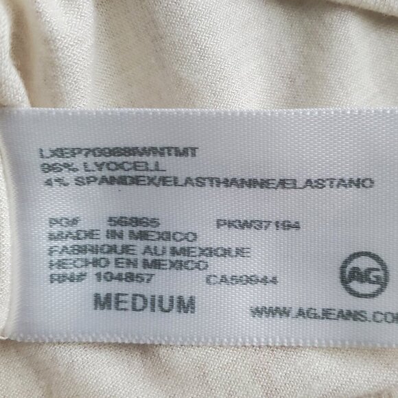 AG Adriano Goldschmied Super Soft Baselayer Lyocell Turtleneck Long sleeve Top M - Picture 10 of 16